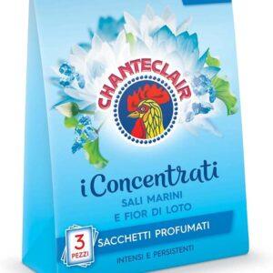 CHANTECLAIR Scented Bags Sea Salts and Lotus Flower Concentrates - 1 Pack of 3 Pieces, color Sea Salts and Lotus Flower
