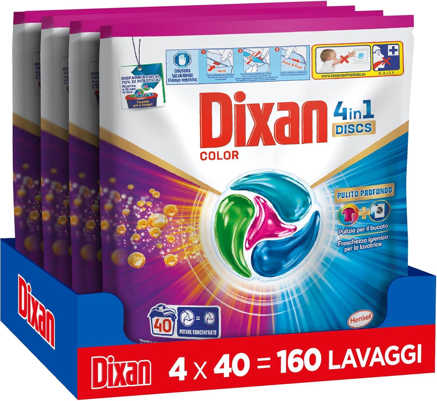 Dixan DISCS 4in1 Colour Washing Machine Detergent