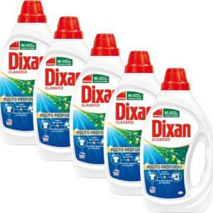 Dixan Classic Liquid Washing Machine Detergent, 5 packs of 22 washes, 110 total washes