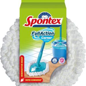 Spontex Full Action Corner Replacement mop system Reaches the narrowest corners