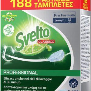 SVELTO PRofessional Classic Detergent in Dishwasher Tablets Pro Formula Eco Detergent