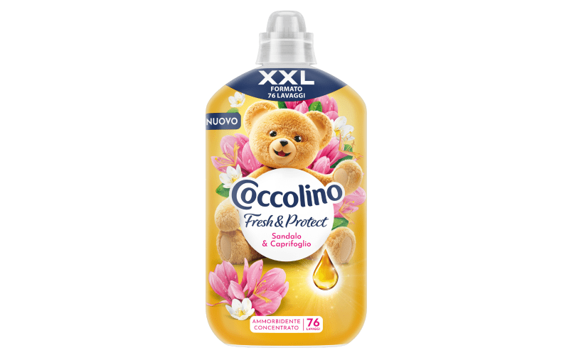COCCOLINO Concentrated Softener 76 Washes Sandalwood And Honeysuckle Ml 1750